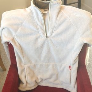 North Face Quarter Zip Fuzzy Pullover